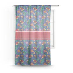 Parrots & Toucans Sheer Curtain - 50"x84"