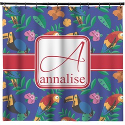 Parrots & Toucans Shower Curtain - Custom Size (Personalized)