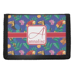 Parrots & Toucans Trifold Wallet (Personalized)