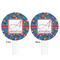 Parrots & Toucans White Plastic 7" Stir Stick - Double Sided - Round - Front & Back