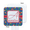 Parrots & Toucans White Plastic Stir Stick - Single Sided - Square - Approval