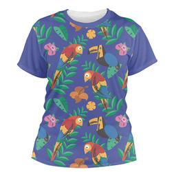 Parrots & Toucans Women's Crew T-Shirt - Small