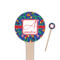 Parrots & Toucans Wooden 4" Food Pick - Round - Closeup