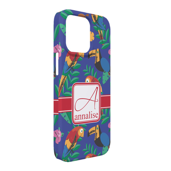 Custom Parrots & Toucans iPhone Case - Plastic - iPhone 13 Pro Max (Personalized)