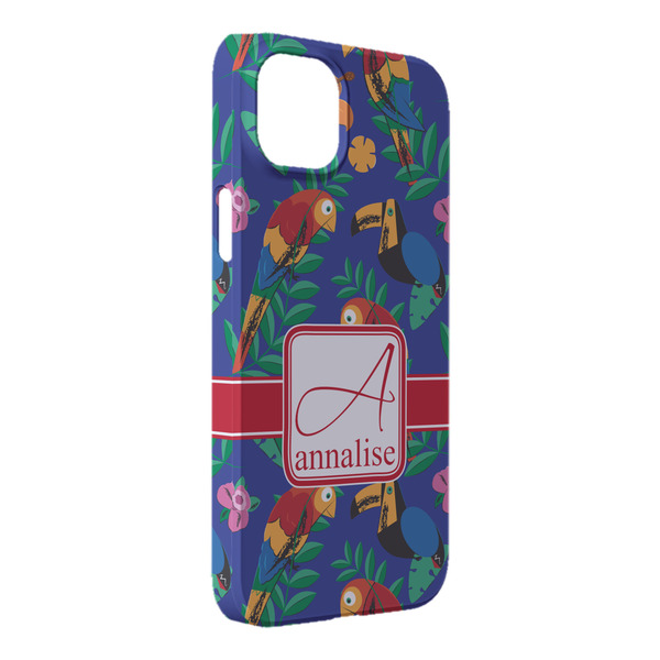 Custom Parrots & Toucans iPhone Case - Plastic - iPhone 14 Pro Max (Personalized)