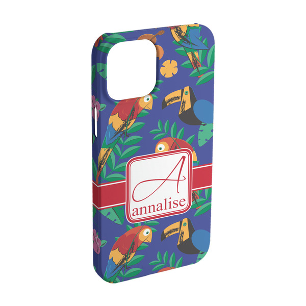 Custom Parrots & Toucans iPhone Case - Plastic - iPhone 15 (Personalized)