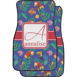 Parrots & Toucans Car Floor Mats (Front Seat) (Personalized)