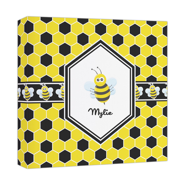 Custom Honeycomb Canvas Print - 12x12 (Personalized)