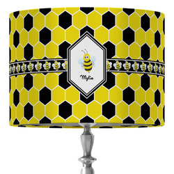 Honeycomb 16" Drum Lamp Shade - Fabric (Personalized)