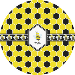 Honeycomb Multipurpose Round Labels - 4" (Personalized)