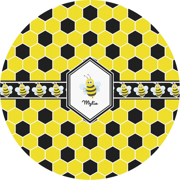 Custom Honeycomb Multipurpose Round Labels - 4" (Personalized)