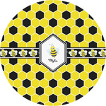 Honeycomb Multipurpose Round Labels - 5" (Personalized)