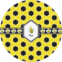 Honeycomb Multipurpose Round Labels - 5" (Personalized)