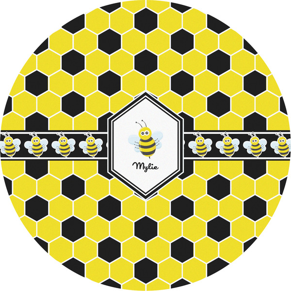 Custom Honeycomb Multipurpose Round Labels - 5" (Personalized)