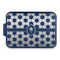 Honeycomb Aluminum Baking Pan - Navy Lid - FRONT