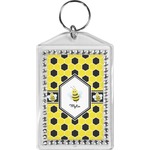 Honeycomb Bling Keychain (Personalized)