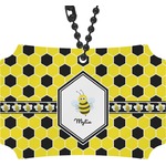 Honeycomb Rear View Mirror Ornament (Personalized)