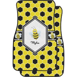 Honeycomb Car Floor Mats (Front Seat) (Personalized)