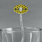 Honeycomb Clear Plastic 7" Stir Stick - Oval - Main