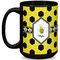 Honeycomb Coffee Mug - 15 oz - Black Full