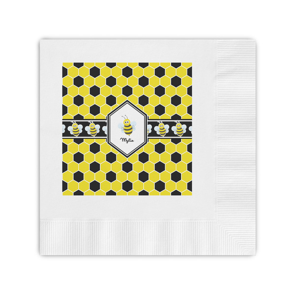 Custom Honeycomb Coined Cocktail Napkins (Personalized)