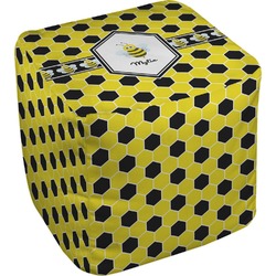Honeycomb Cube Pouf Ottoman - 18" (Personalized)