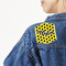 Honeycomb Custom Shape Iron On Patches - L - MAIN