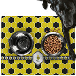 Honeycomb Dog Food Mat - Large w/ Name or Text