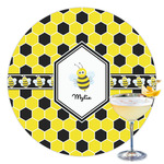 Honeycomb Printed Drink Topper - 3.5" (Personalized)