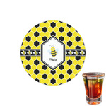 Honeycomb Printed Drink Topper - 1.5" (Personalized)