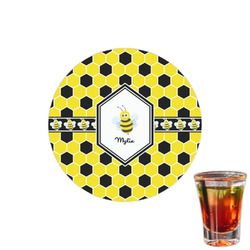 Honeycomb Printed Drink Topper - 1.5" (Personalized)