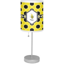 Honeycomb 7" Drum Lamp with Shade Linen (Personalized)