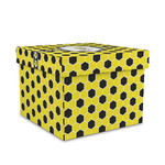 Honeycomb Gift Box with Lid - Canvas Wrapped - Medium (Personalized)