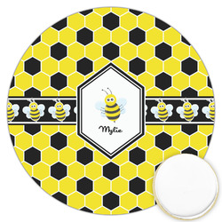 Honeycomb Printed Cookie Topper - 3.25" (Personalized)