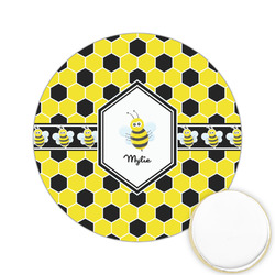 Honeycomb Printed Cookie Topper - 2.15" (Personalized)