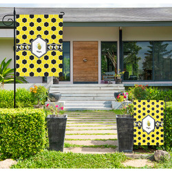 Honeycomb Large Garden Flag - Double Sided (Personalized)