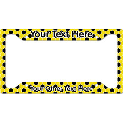 Honeycomb License Plate Frame (Personalized)