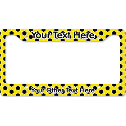 Honeycomb License Plate Frame - Style B (Personalized)