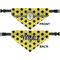 Honeycomb Medium Dog Bandana Approval