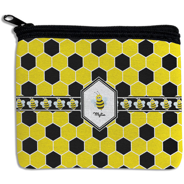 Custom Honeycomb Rectangular Coin Purse (Personalized)