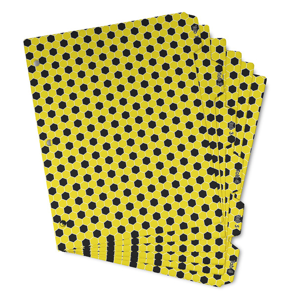 Custom Honeycomb Binder Tab Divider - Set of 6 (Personalized)