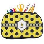 Honeycomb Neoprene Pencil Case - Medium w/ Name or Text