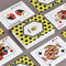 Honeycomb Playing Cards - Front & Back View