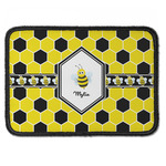 Honeycomb Iron On Rectangle Patch w/ Name or Text