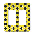 Honeycomb Rocker Style Light Switch Cover - Two Switch