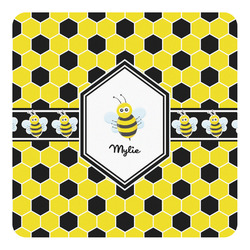 Honeycomb Square Decal - Small (Personalized)