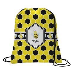 Honeycomb Drawstring Backpack - Medium (Personalized)