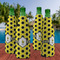 Honeycomb Zipper Bottle Cooler - Set of 4 - LIFESTYLE