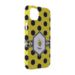 Honeycomb iPhone Case - Plastic - iPhone 14 (Personalized)