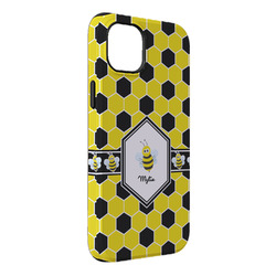 Honeycomb iPhone Case - Rubber Lined - iPhone 14 Plus (Personalized)